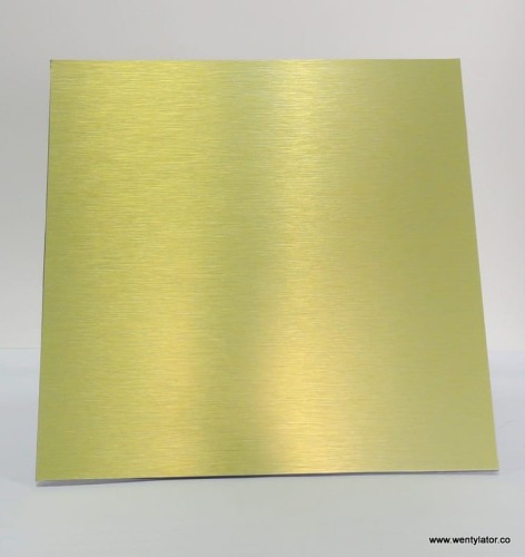 Wentylator łazienkowy dRim 125 Standard złoty szczotkowany