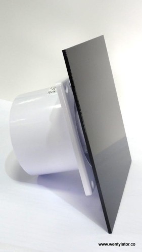 Wentylator łazienkowy dRim 125 Timer czarny połysk