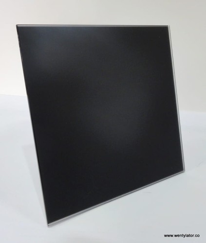 Wentylator łazienkowy dRim 125 Timer Szklany czarny mat