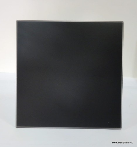 Wentylator łazienkowy dRim 125 Timer Szklany czarny mat