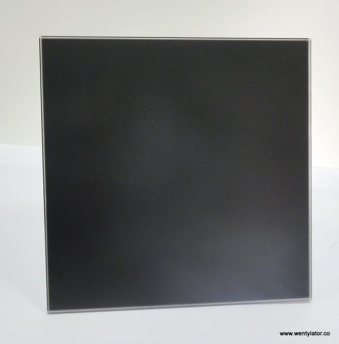 Wentylator łazienkowy dRim 125 Timer Szklany czarny mat