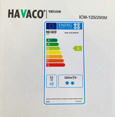Wentylator kanałowy ICM 125/290M