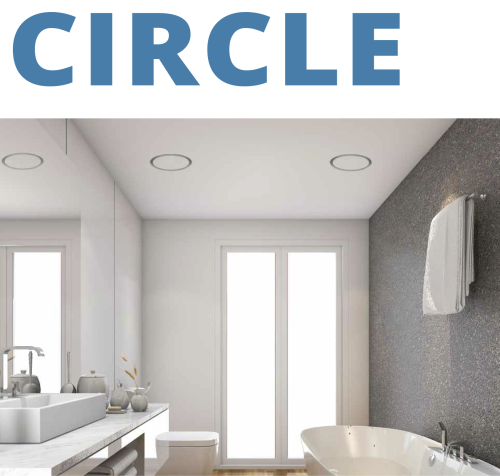 Anemostat gipsowy 125mm Circle Ventmann