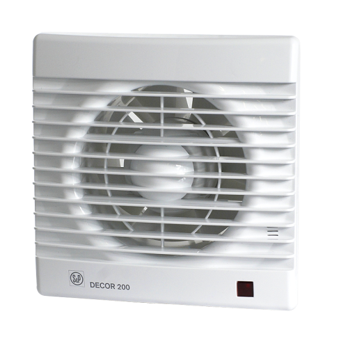 Wentylator łazienkowy DECOR 200CHZ Czujnik wilgoci i Timer