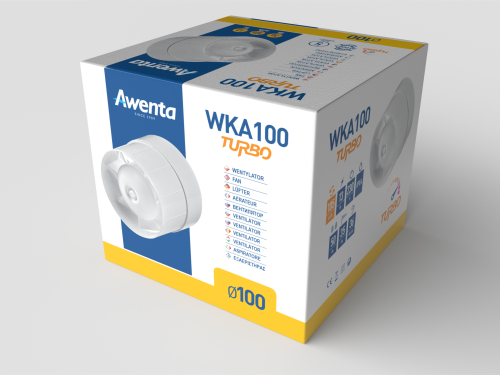 Wentylator kanałowy WKA 100T timer