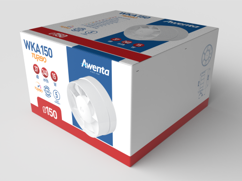 Wentylator kanałowy WKA 150T Timer