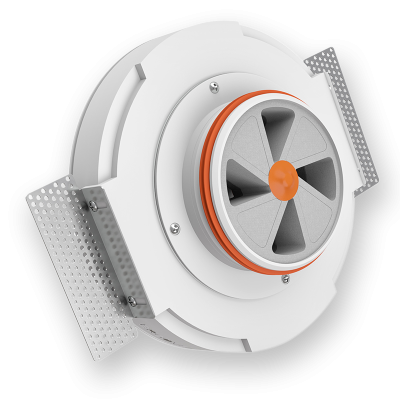 Bezramkowy anemostat gipsowy Ergovent RONDO 100