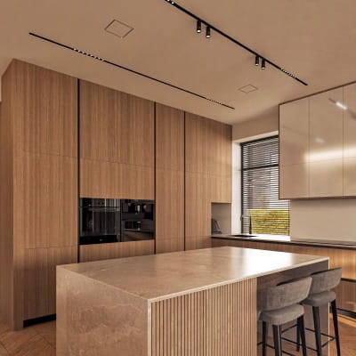 Bezramkowy anemostat gipsowy Ergovent KVADRO 100