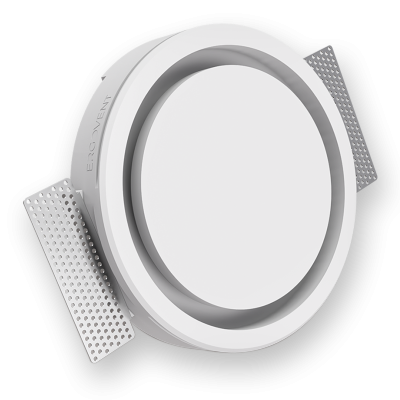 Bezramkowy anemostat gipsowy Ergovent RONDO 160