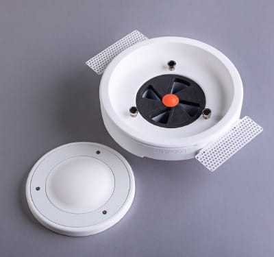 Bezramkowy anemostat gipsowy Ergovent RONDO 160