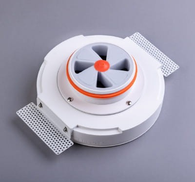 Bezramkowy anemostat gipsowy Ergovent RONDO 160