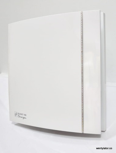 Wentylator łazienkowy Silent 100CZ Swarovski White
