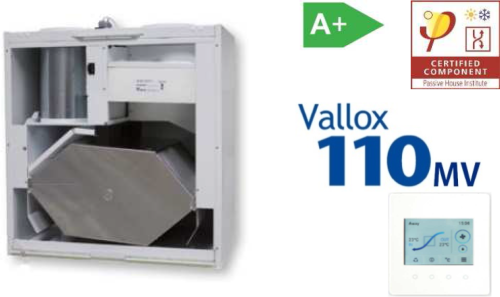 Rekuperator VALLOX 110 MV R wersja prawa