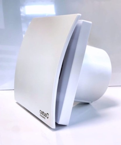 Biały wentylator łazienkowy Cata Silentis 100 Standard