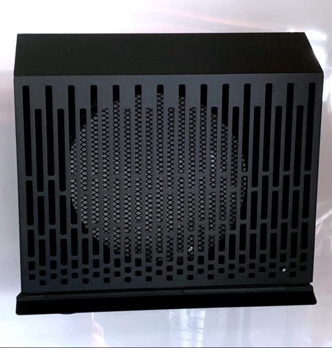 Wyrzutnia wentylacyjna ścienna grafitowa fi 150mm do rekuperacji 