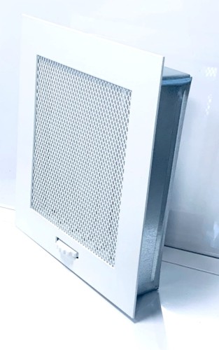 Kratka wentylacyjna biała 14 x 16,5cm żaluzja kz2