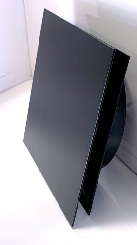 Kratka nierdzewna wentylacyjna fi 100 (okrągły wpust) osłonowa czarna