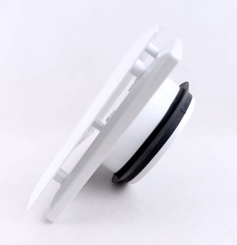 Kratka wentylacyjna ciśnieniowa stałoprzepływowa Silentium CAV Biała fi125