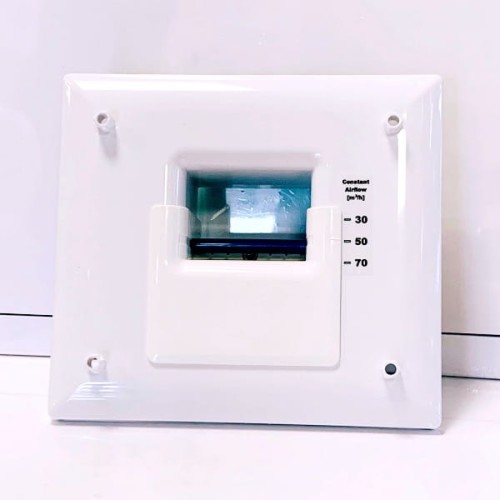 Kratka wentylacyjna ciśnieniowa stałoprzepływowa Silentium CAV Biała fi125