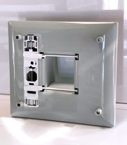 Kratka wentylacyjna szara higro Silentium 50h fi125