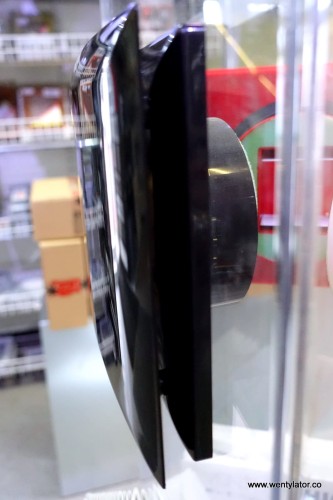 Czarna kratka wentylacyjna higro Silentium 50h Black fi125