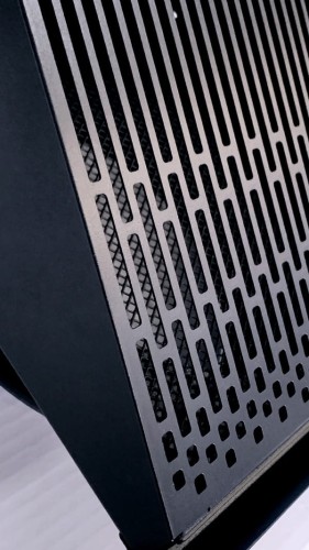 Wyrzutnia wentylacyjna ścienna grafitowa fi 250 do rekuperacji