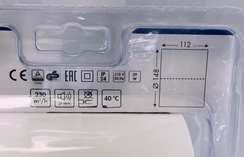 Wentylator kanałowy Marley C30 fi150