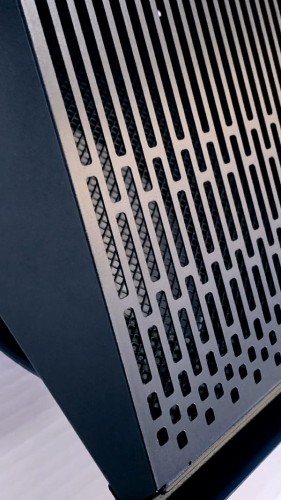 Wyrzutnia wentylacyjna ścienna grafitowa fi 160mm do rekuperacji