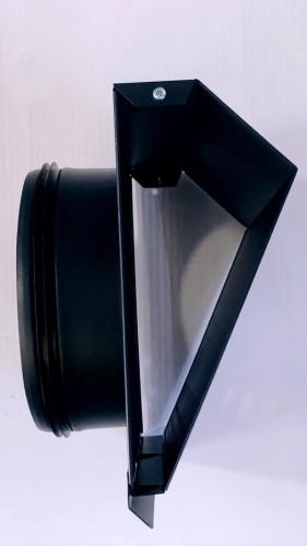 Czerpnia wentylacyjna ścienna grafitowa fi 160mm do rekuperacji