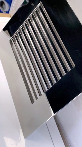 Kratka wentylacyjna  nierdzewna 20x14,5cm pręty poler