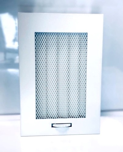 Kratka wentylacyjna biała żaluzja 10,5 x 16,5cm 