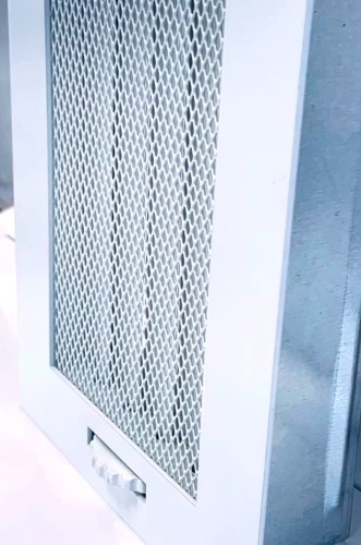 Kratka wentylacyjna biała żaluzja 10,5 x 16,5cm 