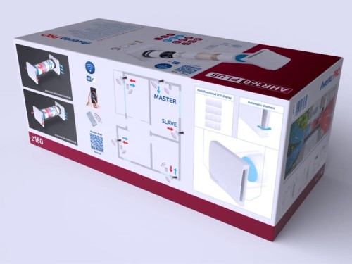 Rekuperator ścienny Awenta AHRP160 PLUS Wi-Fi