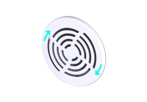 Kratka wentylacyjna 150mm biała żaluzja Velite