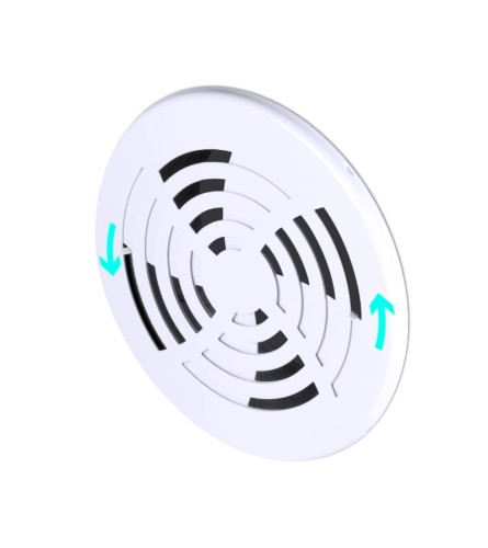 Kratka wentylacyjna 125mm biała żaluzja Velite