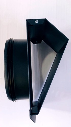 Czerpnia wentylacyjna ścienna grafitowa fi 200 do rekuperacji