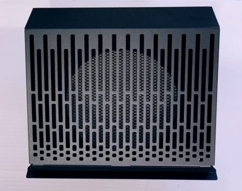 Wyrzutnia wentylacyjna ścienna grafitowa fi 200 do rekuperacji