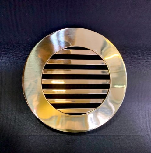 Kratka wentylacyjna mosiężna pręty poler 