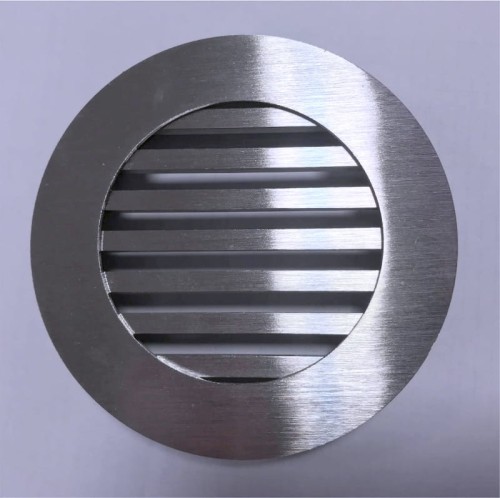 Kratka nierdzewna wentylacyjna okrągła pręty szlif