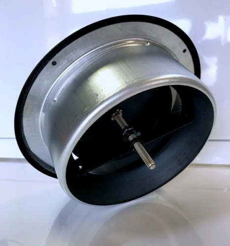 Zawór powietrzny wywiewny » anemostat czarny wyciągowy