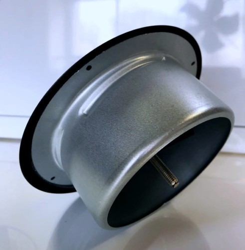 Zawór powietrzny nawiewny » anemostat czarny nawiew