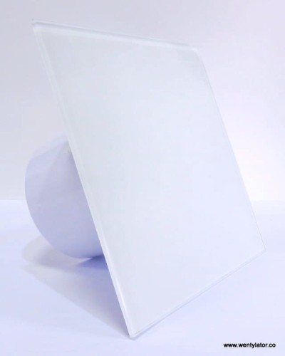 Wentylator łazienkowy dRim 125 Standard Szklany biały mat