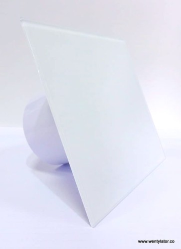 Wentylator łazienkowy dRim 125 Standard Szklany biały połysk