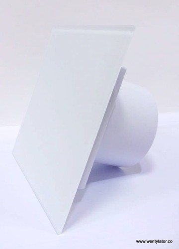 Wentylator łazienkowy dRim 125 Standard Szklany biały połysk