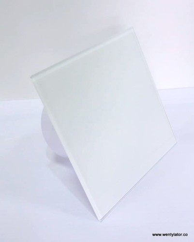 Wentylator łazienkowy dRim 125 Standard Szklany biały połysk