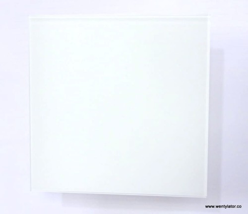 Wentylator łazienkowy dRim 125 Timer Szklany biały mat