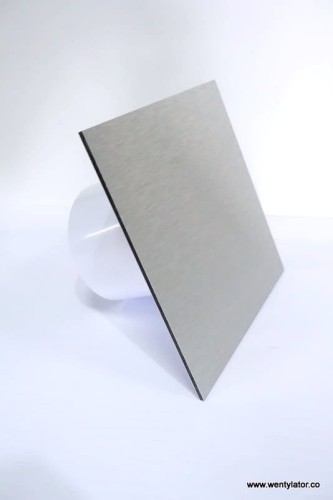 Wentylator łazienkowy dRim 125 Timer Srebrny szczotkowany