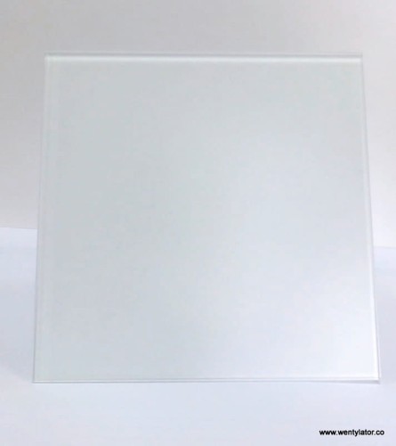 Wentylator łazienkowy dRim 100 Higro Szklany biel połysk