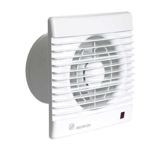 Wentylator łazienkowy DECOR 200CHZ Czujnik wilgoci i Timer