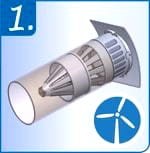 Nawietrzak z siatką przeciwpyłkową nawiewnik Marley